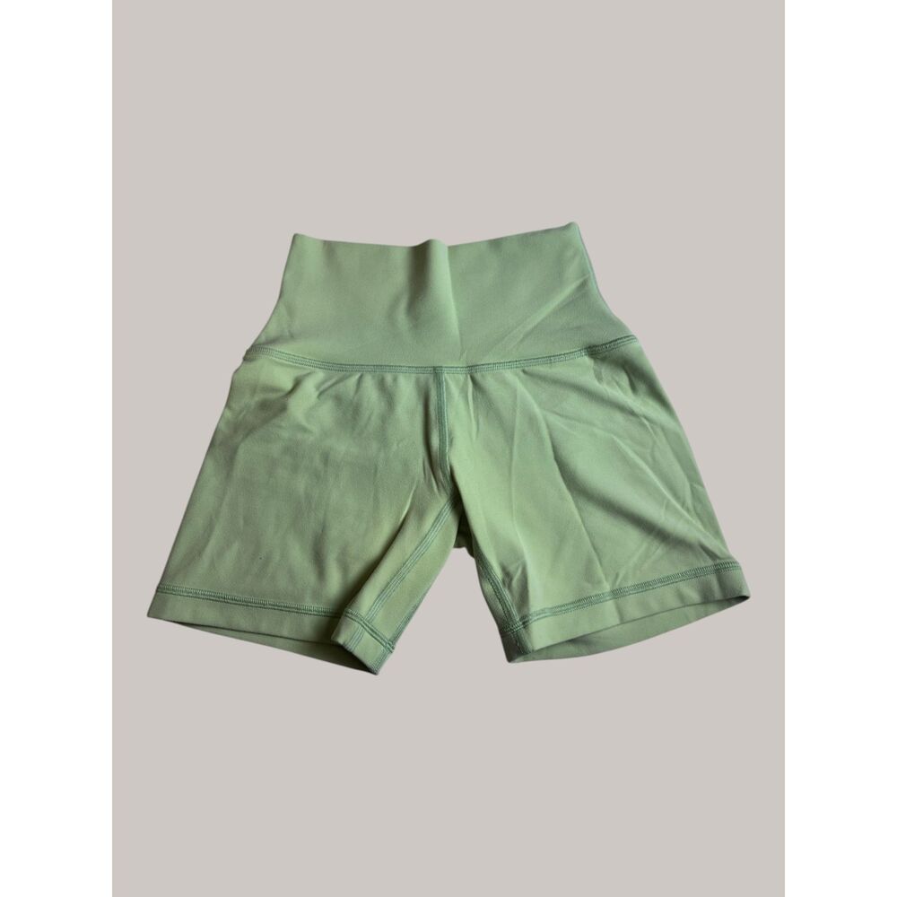 Golden by Aritzia Tna High Rise Biker Shorts Women's Size 0 Green